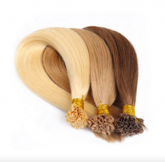16inch  Double Drawn Full Cuticle Pre-bonded Keratin V Tip Human Hair Extension